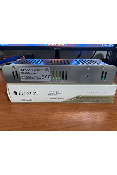 Ed-Son Edson 12V 16,5Amper İç Mekan Led Trafosu 200W ED-1550