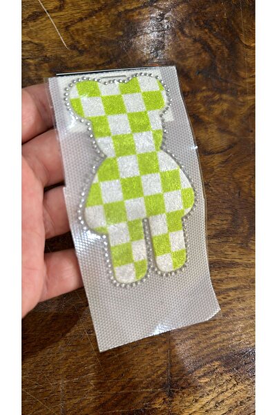 Gönülden Tasarım Зелений циркон камінь з деталями, карельський праска, 10x6 с...