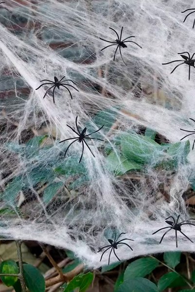 Yusuf Dirik YD Party Supplies Halloween Örümcek Ağı Beyaz Elyaf 20 Gr