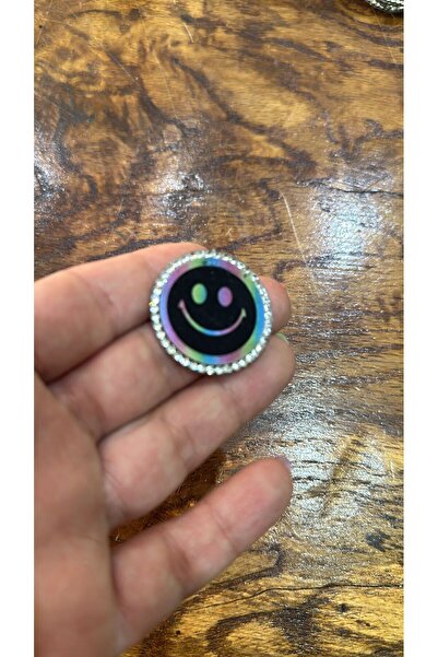 Gönülden Tasarım PIELE DE ZIRCON PE FIER DE FIERDĂ SMILING FACE ARMĂ CUSUTĂ A...