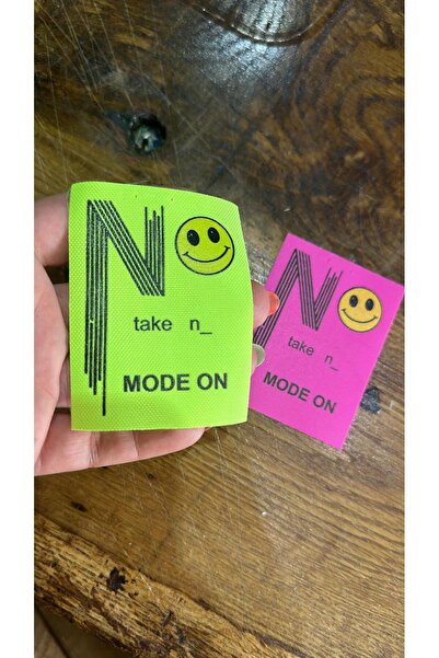 Gönülden Tasarım Набір емблем з усміхненим обличчям розміром 8X6 см - 2 кольо...