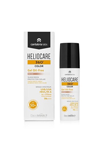 cantabria labs 360 Gel Oil Free Renkli Beige Yağsız Spf 50 Jel Güneş Kremi 50 ml