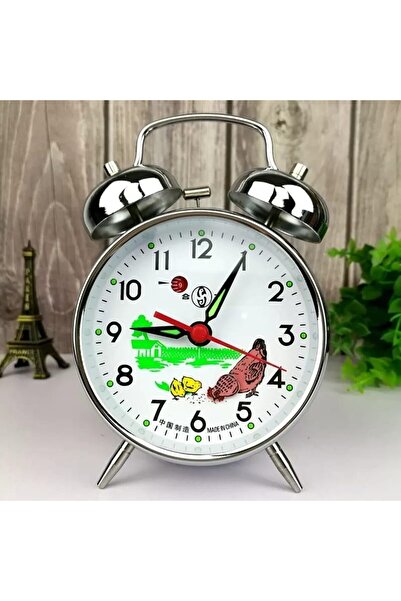 Hediyezen Civciv Gagalama Pirinç Antika Çalar Saat