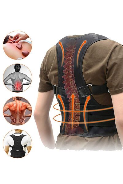 UVERTE Medical Orthopedic Corset - Magnetic Upright Posture, Anti-Humpback, Shoulder and Back Waist Support