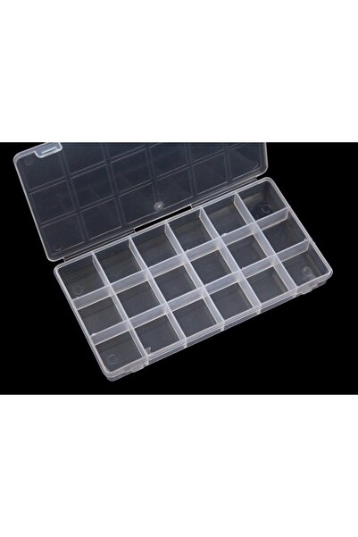 yfhobi Mini 18 Adet Bölmeli Kolye Yüzük Takı Kutusu Organizer Düzenleyici Kut...