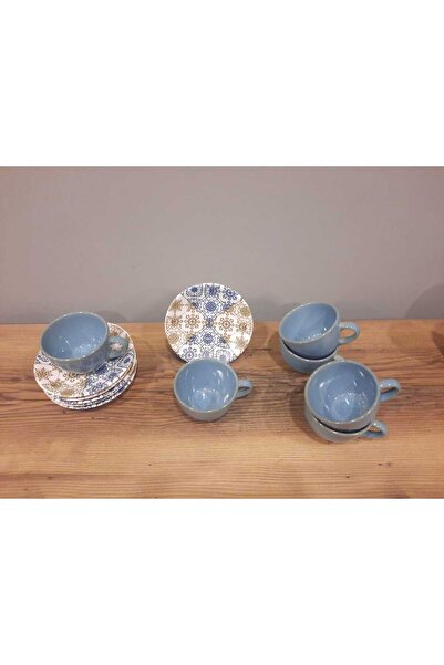 Keramika KERAMİKA 12 PARÇA 6 KİŞİLİK ÇAY FİNCAN TAKIMI MAGİC