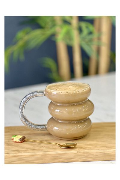 Doğudeko Fenomen Colored Luxury Borosilicate Glass - Single Cup with Handle