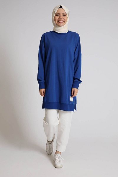 Soul Puane Loreen 30644 2 Thread Sax Blue Tunic Aly's Boutique