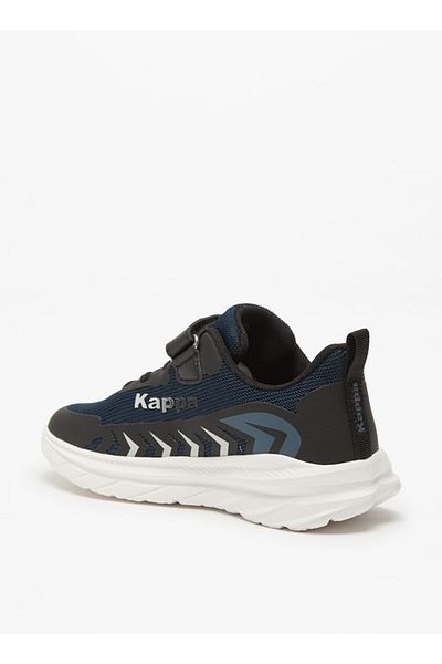 Kappa حذاء رياضي شبكي للأولاد مزود بشريط إغلاق وخطاف