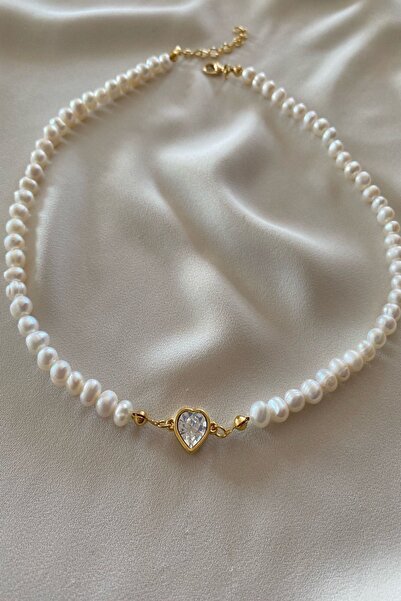 gaila design Kalpli Doğal Inci Kolye