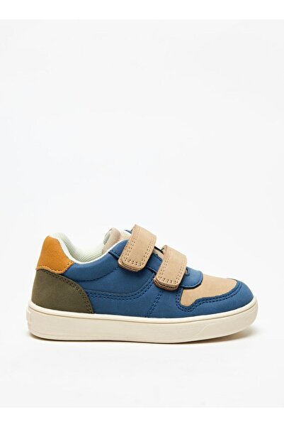 Barefeet Panelled Sneakers with Hook and Loop Closure