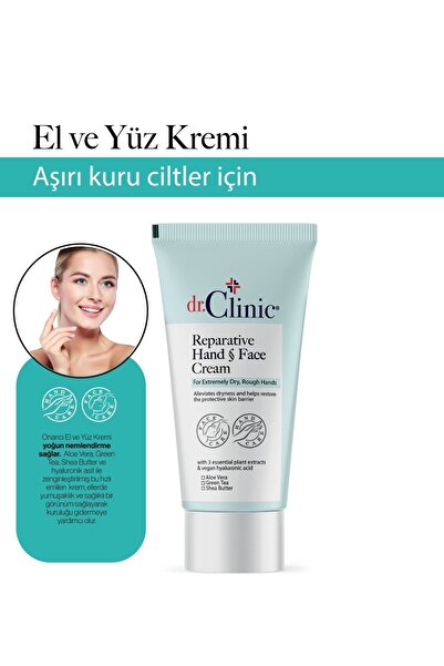 Dr. Clinic Onarıcı El ve Yüz Kremi 50 ml
