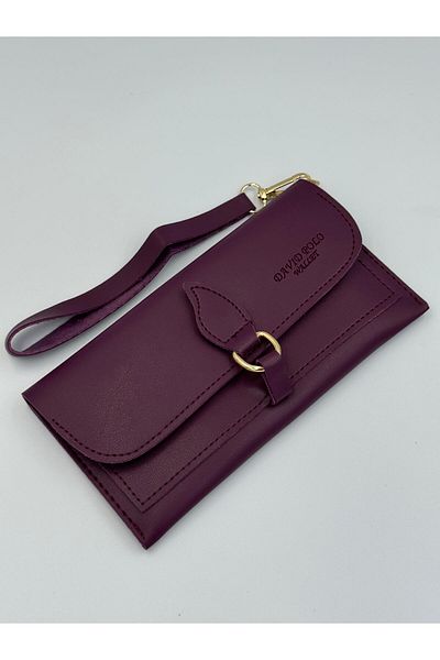 DAVID POLO Large Size Soft Wallet - Women, MoBile Phone Detailed, Compartment