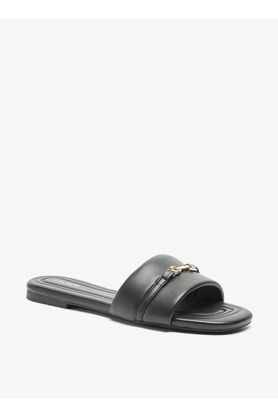 Celeste Women's Slip-On Sandals with Metal Accent