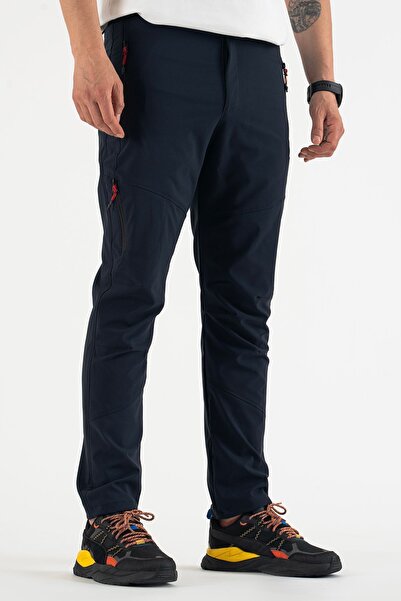 Souris Ανδρικό παντελόνι εξωτερικού χώρου Navy Blue Breathable Lycra με 4 τσέπες