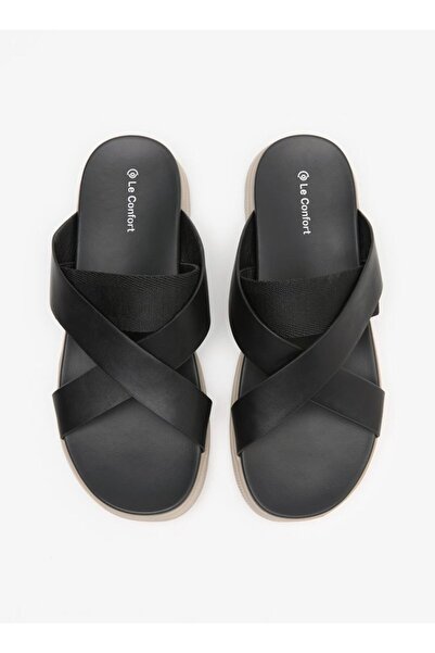 Le Confort صندل بأشرطة متقاطعة صلبة