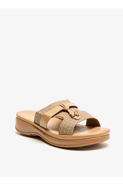 Flora Bella by Shoexpress Flora Bella Solid Slip-On Sandals
