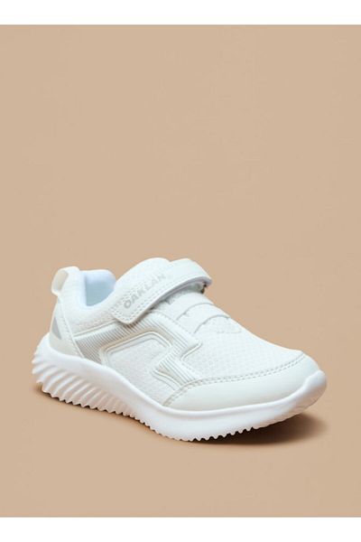 Oaklan by Shoexpress Textured Sneakers with Hook and Loop Closure