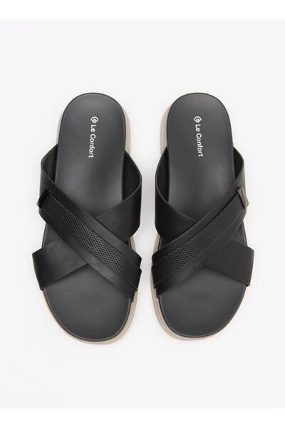 Le Confort Cross Strap Slip-On Sandals