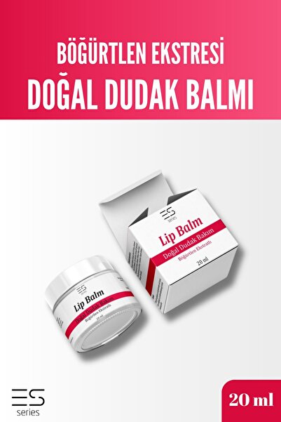 Es Series Böğürtlen Ekstreli Doğal Lip Balm Dudak Bakım 20 ml