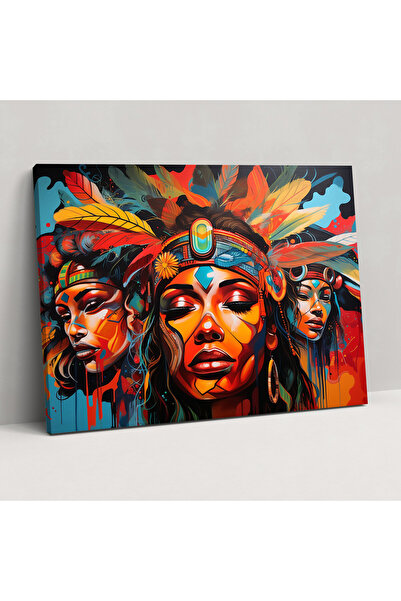 PaintedAnarchy Cultural Fusion Graffiti Canvas Print - Graffiti, Wall Decorat...
