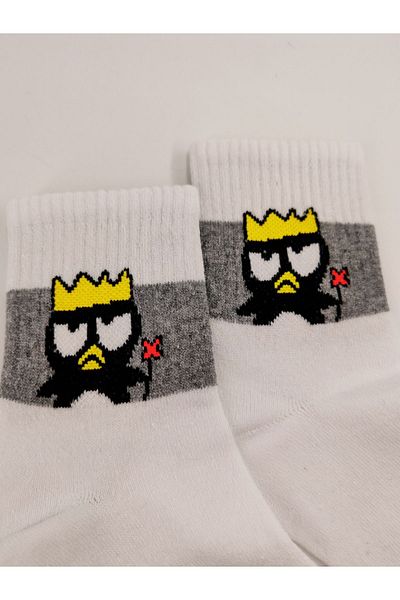 Shuttle Park Angry Birds Unisex Comics Fashion White College Κάλτσες