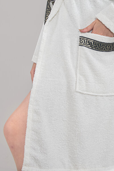 Güvenal Жіночий та чоловічий бавовняні халати Valentis з візерунками та ювілейний подарунок