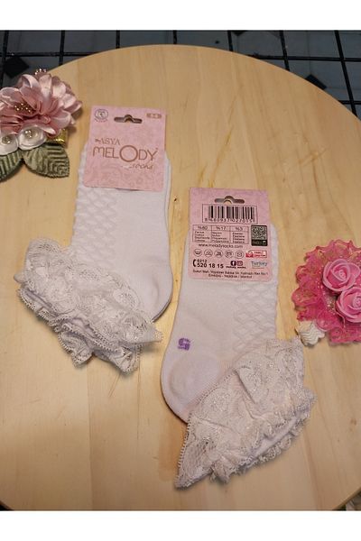 MELODY Set of 2 Lacy SocKs for Girls