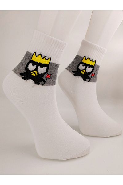 Shuttle Park Angry Birds Unisex Comics Fashion White College Κάλτσες