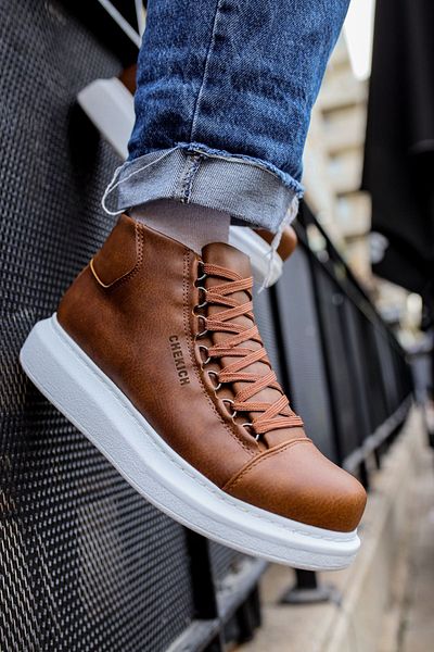 BZ Moda B258 Roma Ανδρικά Αθλητικά Μποτάκια - Με κορδόνια, Ορθοπεδική Σόλα, Casual Skin