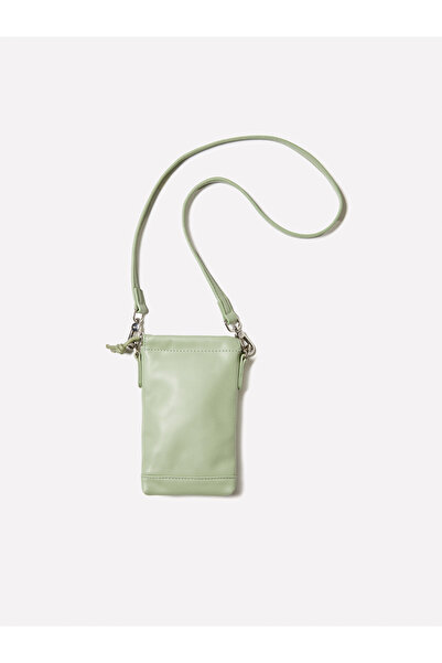 Sisley Women's Bag - Sage Drawstring Mobile Phone with Drawstring and Removable Shoulder Strap