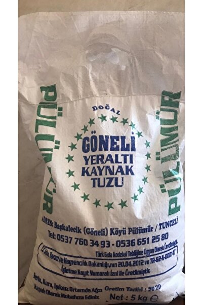 Sitav Tuz Göneli Yeraltı Kaynak Tuzu 5kg Pülümür Tunceli