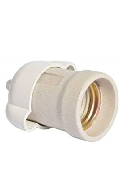 Mutlusan Dış Mekanlar İçin E27 Porselen Yağmur Duy Normal Ampul Duy'u Yağmurd...