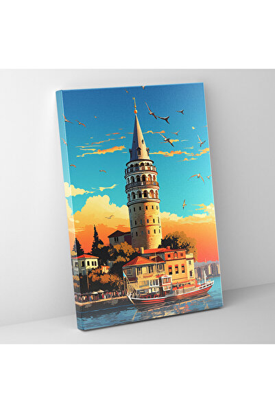 PaintedAnarchy Galata Tower Wall Art - Galata Tower, Wall Art, Pop Art, Home ...