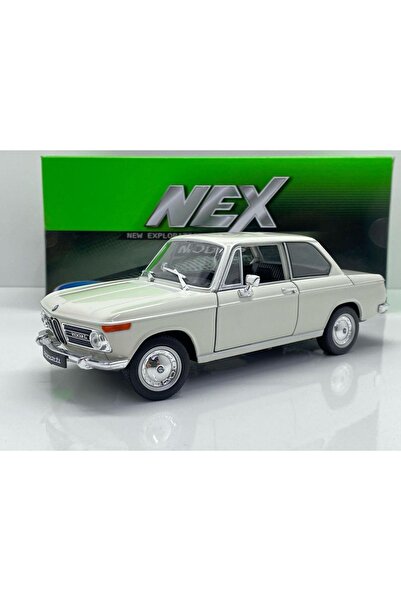 WELLY 1.24 Ölçek Marka Lisanslı Bmw 2002ti Beyaz Renk Koleksiyonluk Model Metal Araba