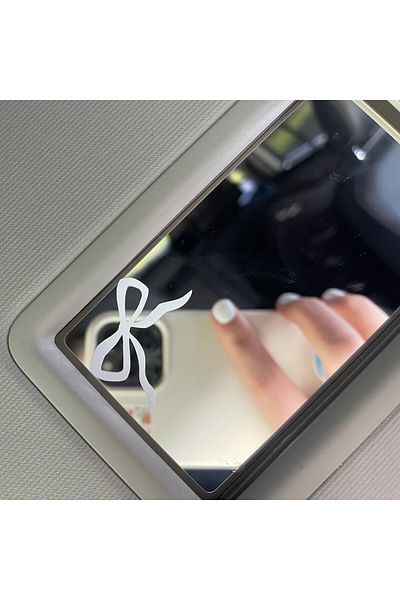 Janusmania STICKER Oglindă cu fundă, STICKER pentru mașină