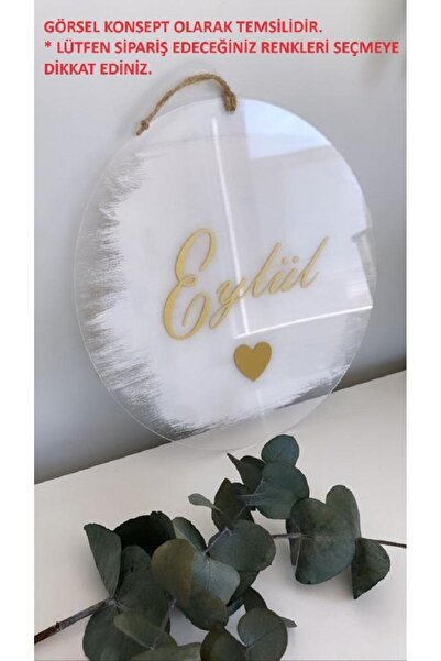 SONMEZSTORE Kapı Süsü, Pleksi Kapı süsü, Bebek Odası İsimlik, Doğum Odası Kap...