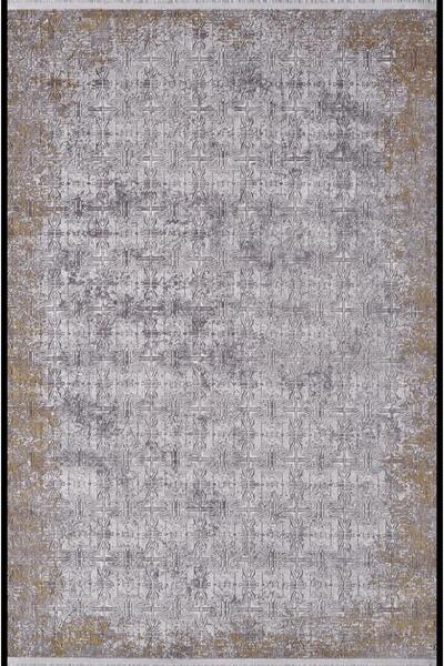 Artemis Halı Alegra Gri Gold Desen Halı 09105b