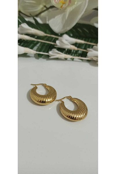 STEVENS Stainless Anti-Tarnish Hoop Earrings