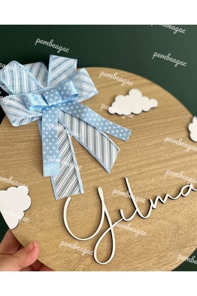 Pembe Ağaç Tasarım Atölyesi Filli mavi Kurdaleli Süsleme Konsept Tasarım İsme...