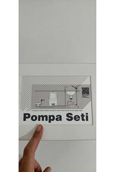 TRUVA Su Arıtma Cihazı Pompa Kiti (Pompasız Su Arıtma Cihazını Pompalıya Çevi...