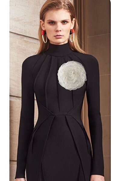 quella atelier Büyük Çiçek Broş Yaka Çiçeği