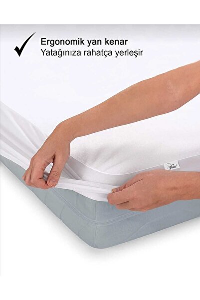 AYHOME 180 X 200 Cm Ölçüsünde Yüzde Yüz Sivi Geçi?rmez Alez Yatak Çarşafi Yatak Koruyucu