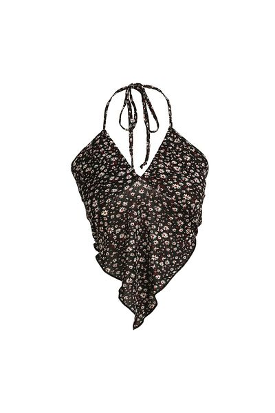 miatamer Bluză Crop Model Bandana