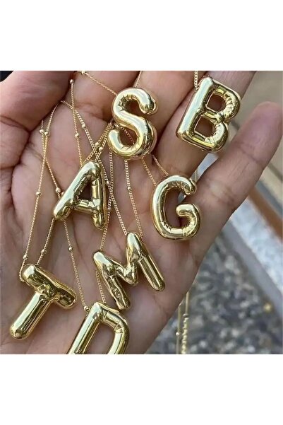 Terca BALON PÜRÜZSÜZ 30 MEKTUPLAR KOLYE B HARFİ