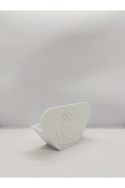 Nerva Design 3D Filtre Kahve Kağıdı Tutucu Stant, Masaüstü