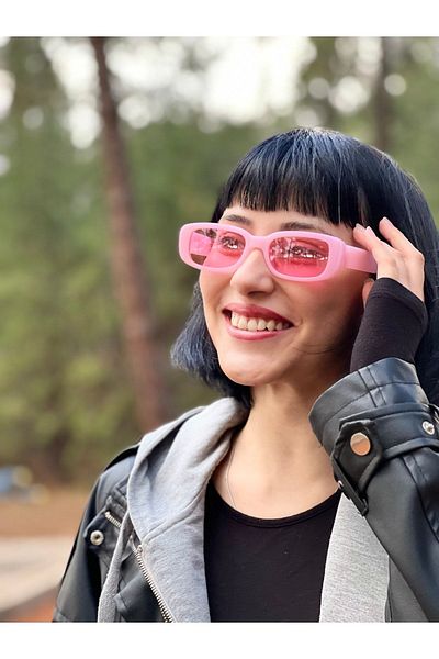 STAOOM Rectangle Design Sunglasses