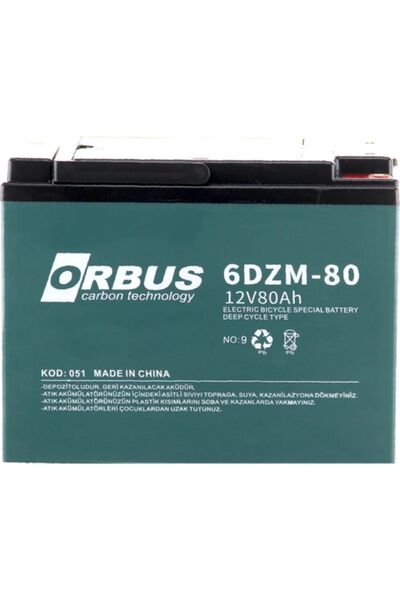ORBUS ? 12 V 80 Ah Elektrikli Bisiklet Aküsü