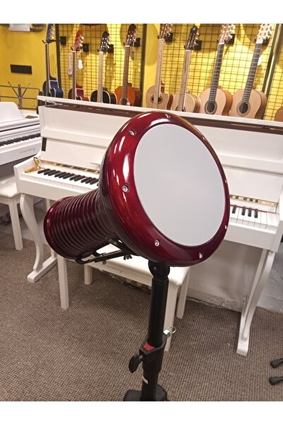 PUANDORG DARBUKA DÖKÜM KALİTELİ KIRMIZI - AKORT AYARLI ( Taşıma Çantası)