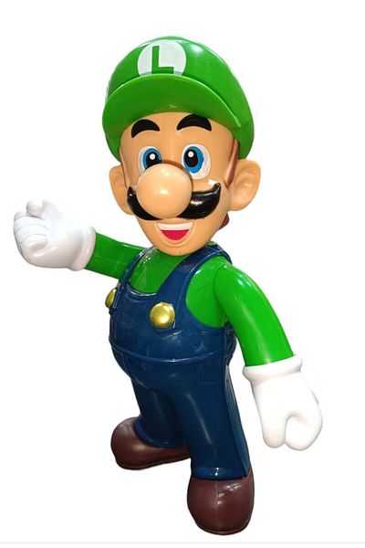 Happy Toys Super Mario Red and Green Lighted Music Giant Boxed Toy Set of 2